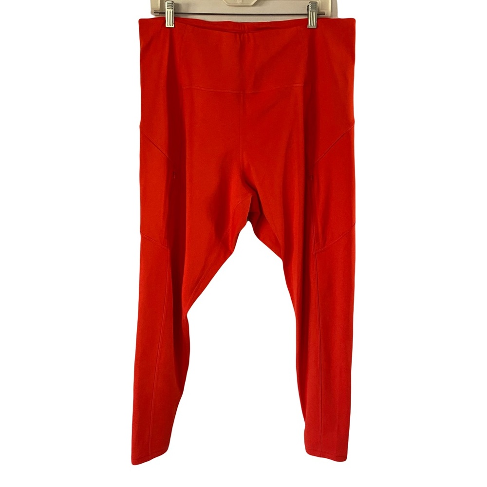 Athleta Contender Tight‎ Red Gym Running Active Workout Leggings Plus Size 2X